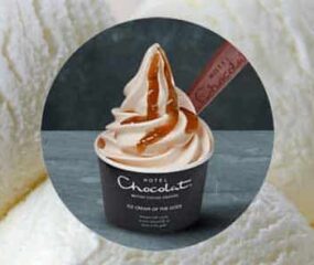 Hotel Chocolat ice cream sample