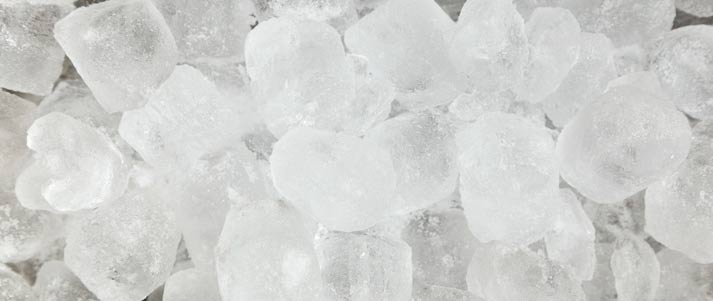 pile of ice cubes