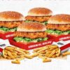 KFC fillet burger sharing box