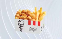 KFC free popcorn chicken snack bucket for students
