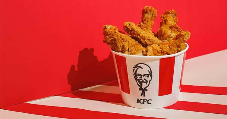 kfc chicken crispy bucket