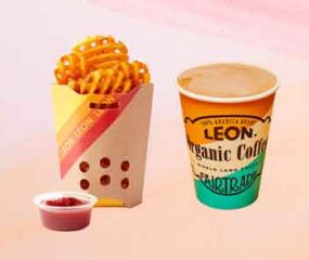 free leon fries and coffee