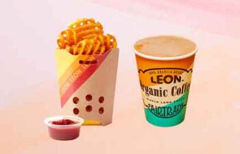 free leon fries and coffee