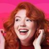lovehoney bfri sale ginger woman with pink background