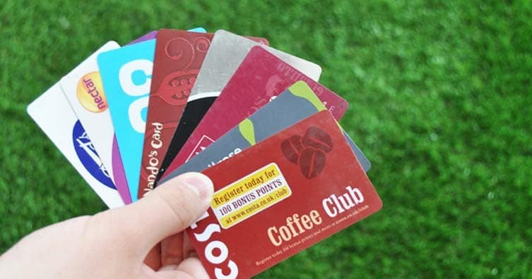 Shopping rewards cards