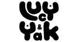 lucy and yak black and white logo