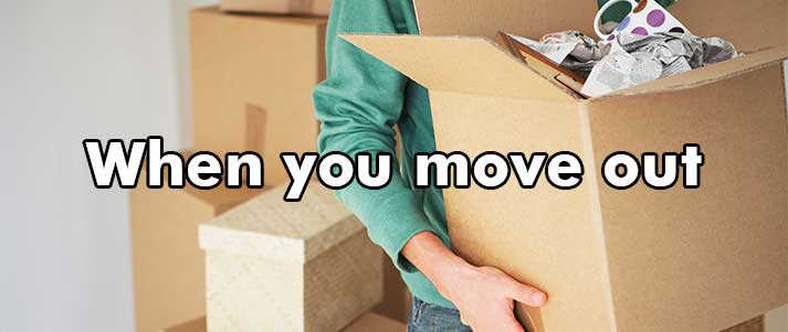 man with move out boxes, 'when you move out'