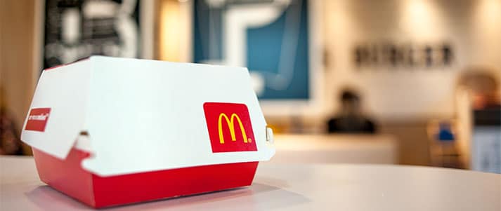 mcdonalds burger box