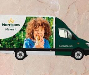 morrisons delivery van