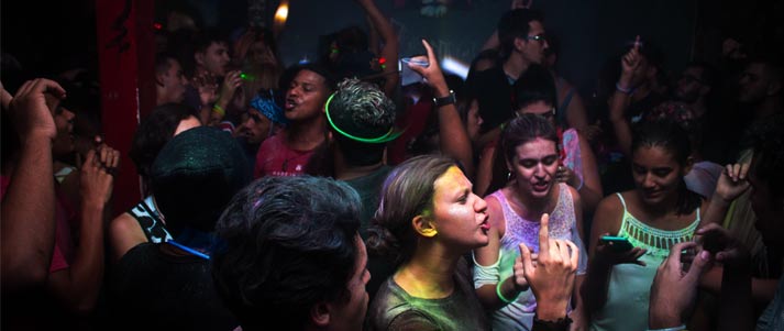 people dancing in nightclub