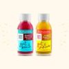 two bottles of no1 living kombucha health shots