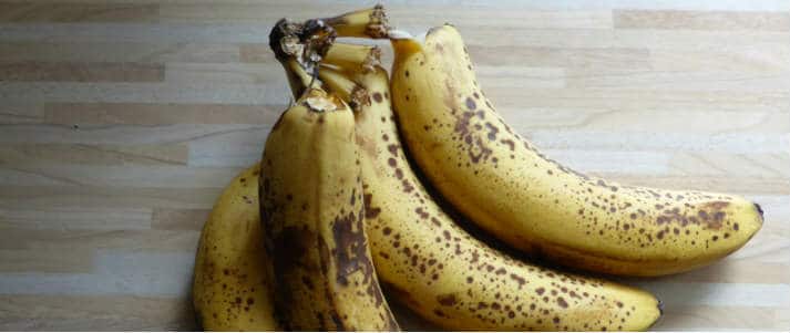 Over-ripe bananas