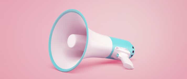 pink megaphone