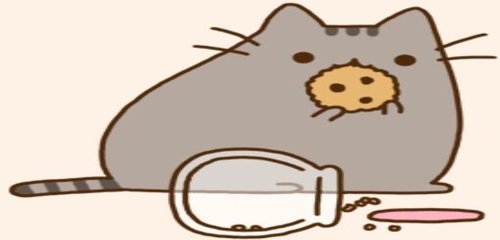 pusheen cookie cat