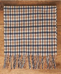 Cashmere House Check Scarf 