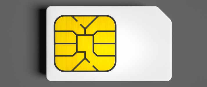 mobile phone sim card