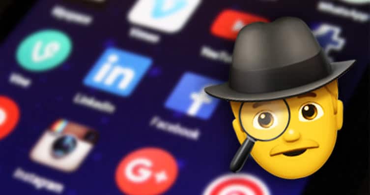 detective emoji over phone apps