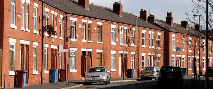 row of terraced housing