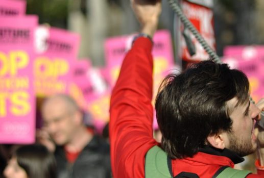 student protest demo