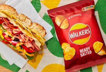 Free* Subway drink + crisps or cookie