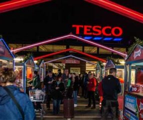 tesco christmas market