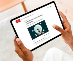 the economist ipad article