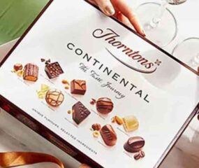 box of thorntons chocolates