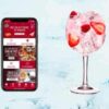 toby carvery free pink gin drink with app