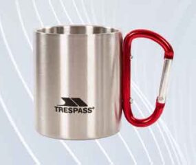 trespass stainless steel insulated travel mug
